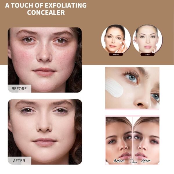 Color Changing Foundation 4in 1-Light Spectrum for FlawlessMoisturizing Makeup Foundation,Long-lasting, Matte, Waterproof,Lightweight - Image 6