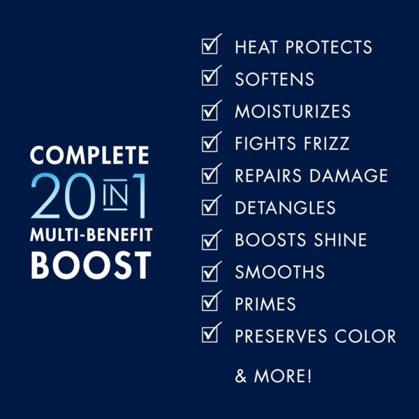 Nexxus Humectress Leave-In Conditioner Spray 20-in-1 Perfector for Dry Hair With Biotin & Hyaluronic Acid 9oz - Image 8