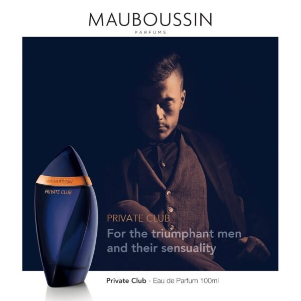 Mauboussin - Private Club 100ml (3.3 Fl Oz) - Eau de Parfum for Men - Woody & Oriental Scents - Image 4
