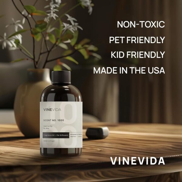 VINEVIDA [32 Fl Oz] Scent № 1000 Inspired by My Way Fragrance Oil for Cold Air Diffuser - Hotel Fragrance Diffuser Oil - Essential Oils for Diffuser Oil Refill & Air Freshener Room Spray - Image 7