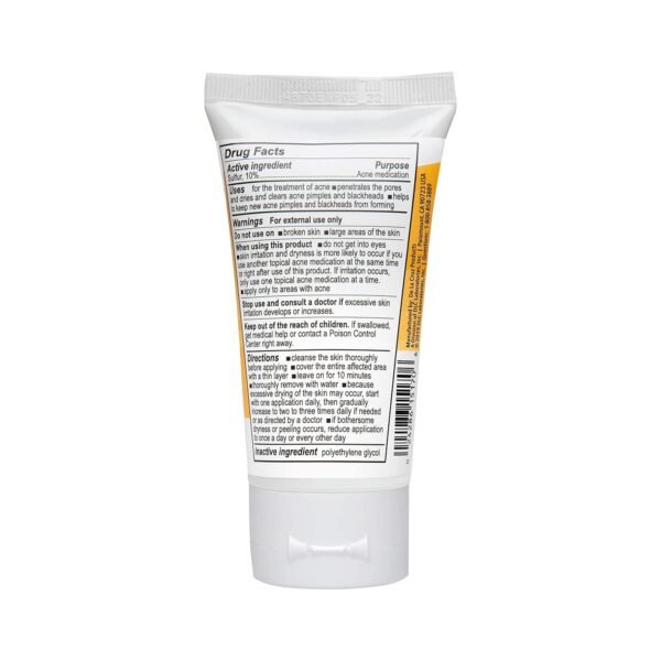 De La Cruz Sulfur Ointment - Cystic Acne Treatment for Face and Body - Daily 10 Min Spot Treatment Mask - Safe and Effective Game Changing Hormonal Acne Treatment that Clears Up Pimples - 2.6 OZ Tube - Image 10
