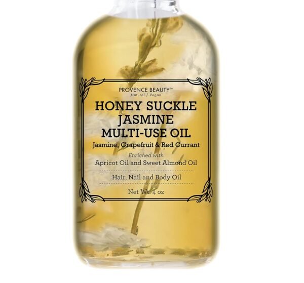 Provence Multi-Use Face, Body & Hair Oil - Hydrates Skin, Restores Shine - With Apricot, Coconut Oil & Vitamin E - 4 Fl Oz - Image 2