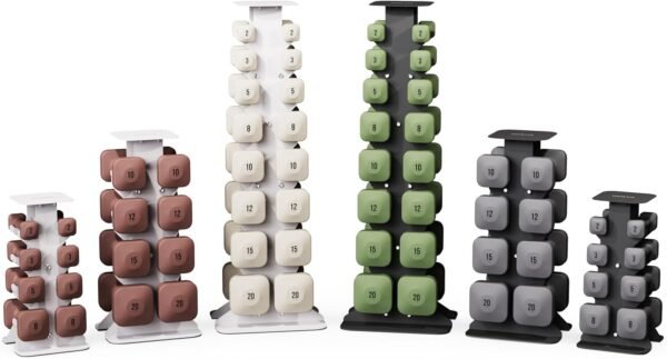 SafeGrip Dumbbells, Anti-Slip, Anti-Roll, Thick Handles, Free Weights, Square Dumbbells for Secure Workouts at Home, Weightlifting, and Personal Training - Image 4
