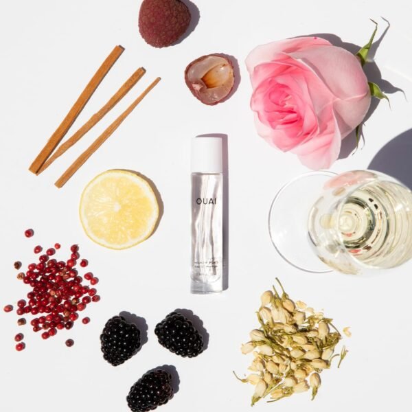 OUAI Melrose Place Eau de Parfum Travel Size - Elegant Womens Perfume for Everyday Wear - Fresh Floral Scent has Notes of Champagne, Bergamot & Rose with Delicate Hints of Cedarwood & Lychee (.34 Oz) - Image 3