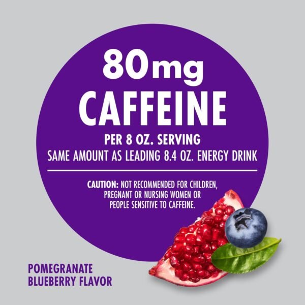 V8 +Energy Pomegranate Blueberry Juice Energy Drink, 8 fl oz Can (24 Pack) - Image 5