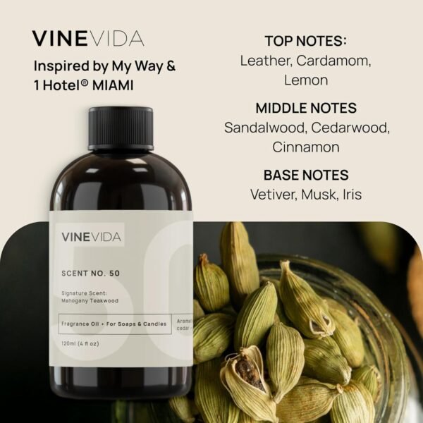 VINEVIDA [32 Fl Oz] Scent № 1000 Inspired by My Way Fragrance Oil for Cold Air Diffuser - Hotel Fragrance Diffuser Oil - Essential Oils for Diffuser Oil Refill & Air Freshener Room Spray - Image 6