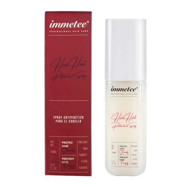 immetee Hair Heat Protectant Spray, Thermal Hair Protection From Heat, Styling Heat Protection Spray for Hair Hydrating and Frizz & Damage Control(150ml/5.07oz) - Image 2