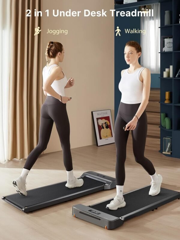 WALKINGPAD Z1 Walking Pad Treadmill, 180°Foldable Under Desk Treadmill for Home Office with 242lb Capacity, 2 in 1 Portable Treadmill for Walking and Jogging Remote Control in LED Display - Image 6