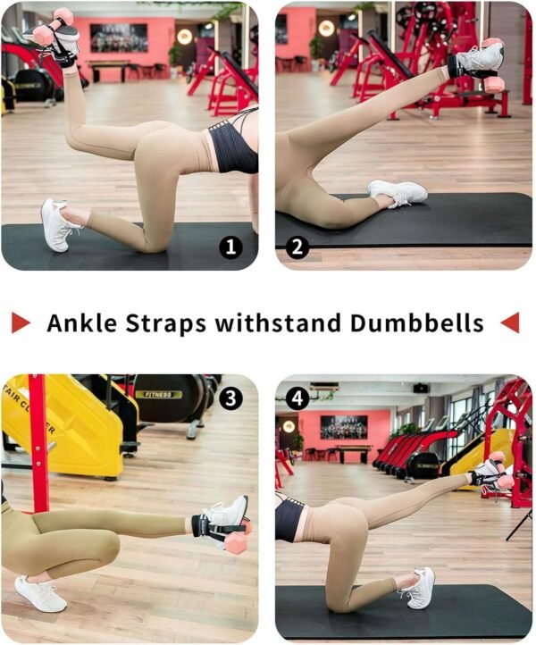 Adjustable Adjustable Feet Dumbbell Attachment,Feet Weight Lifting-Foot Weights for Exercise, Leg Extensions,Tibialis Trainer,Leg Lift Exercise Equipment - Image 6