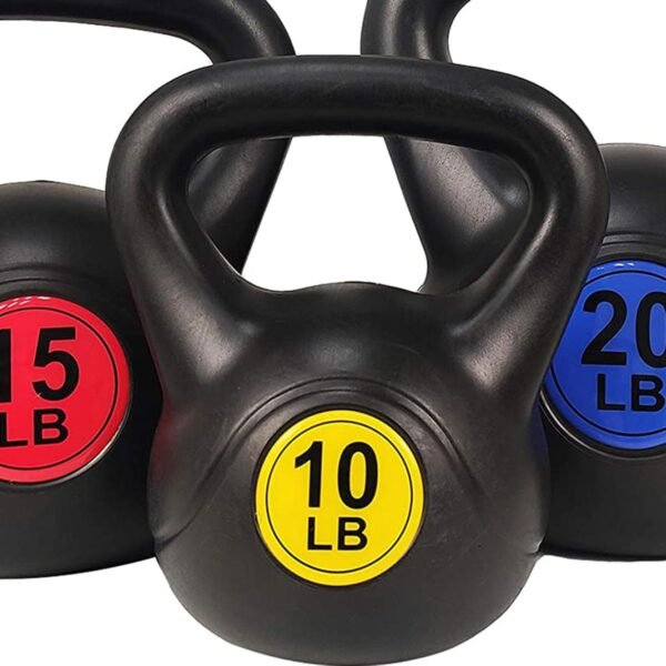 BalanceFrom Wide Grip Kettlebell Exercise Fitness Weight Set, Multiple Sizes - Image 10