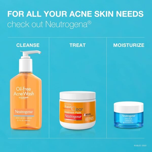Neutrogena Rapid Clear Stubborn Acne Spot Treatment Gel with Maximum Strength 10% Benzoyl Peroxide Acne Treatment Medication, Pimple Cream for Acne Prone Skin Care, 1 oz - Image 8