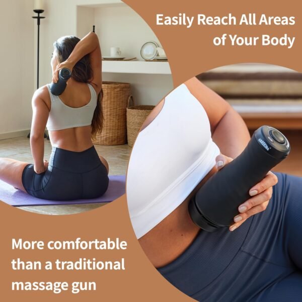 Massage Gun Deep Tissue for Women, Vibration Therapy for Muscle Recovery Pain Relief Cellulite Massager for Leg Thigh Abdomen Neck Shoulder Lymphatic Drainage Massager Body Sculpting Machine - Image 4
