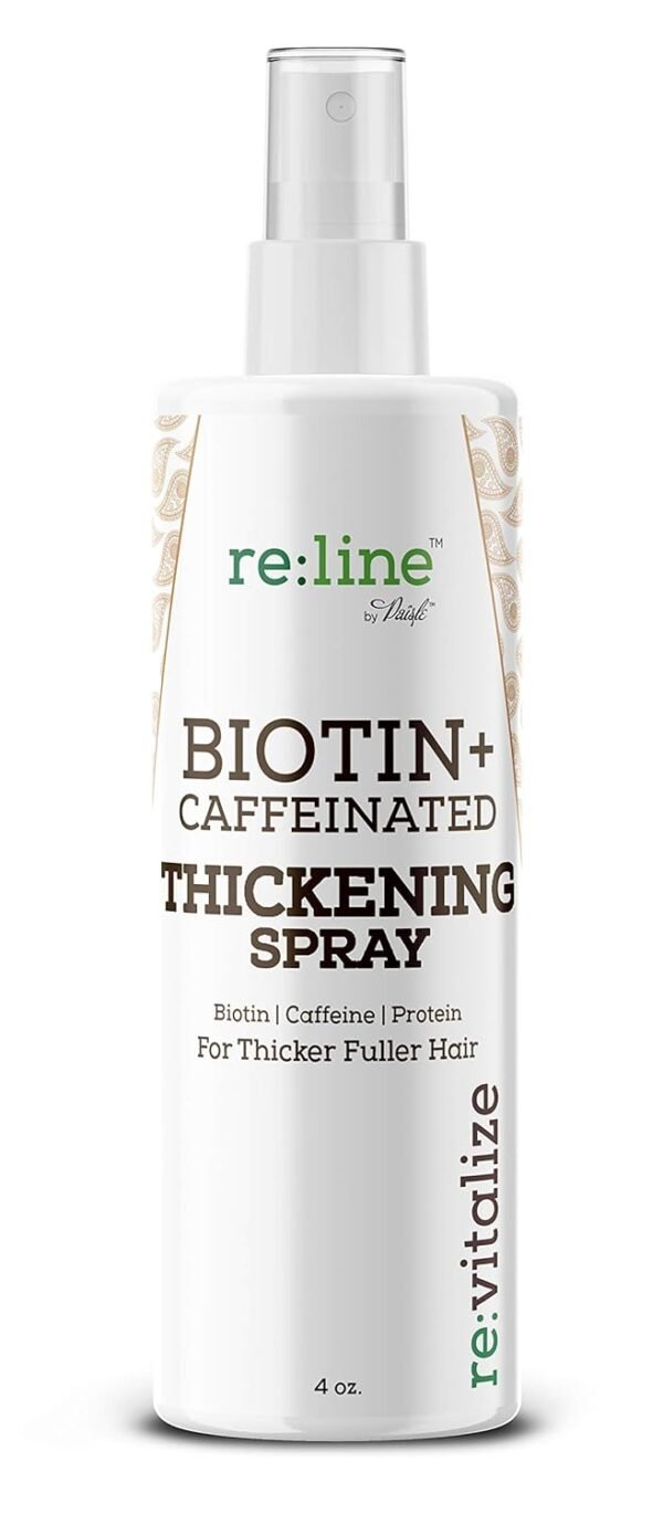 Biotin Hair Thickening Spray for Volume and Growth - NATURAL Volumizer with CAFFEINE for Thicker, Fuller Hair in Seconds - Image 4
