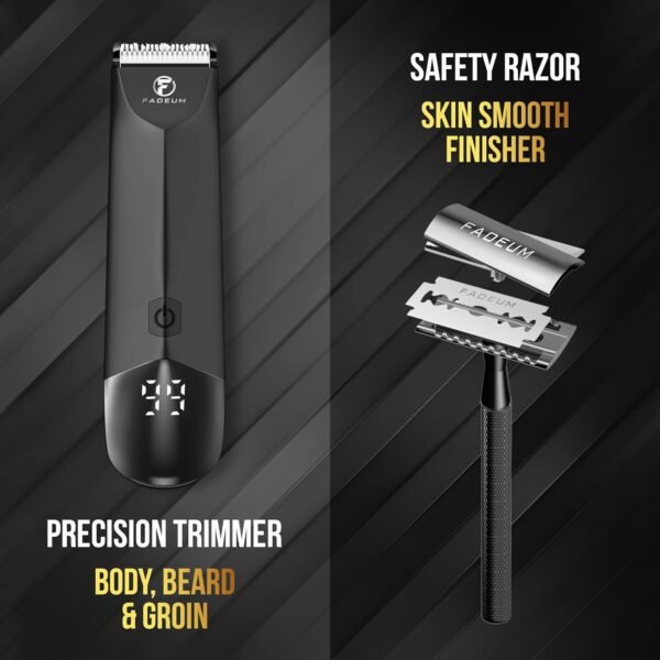 Manscape Ball Trimmer for Men - Ball Shaver for Men, Men's Groin Trimmer, Manscaping Kit Groin Shaver Body Trimmer for Men Pubic Hair - Image 3