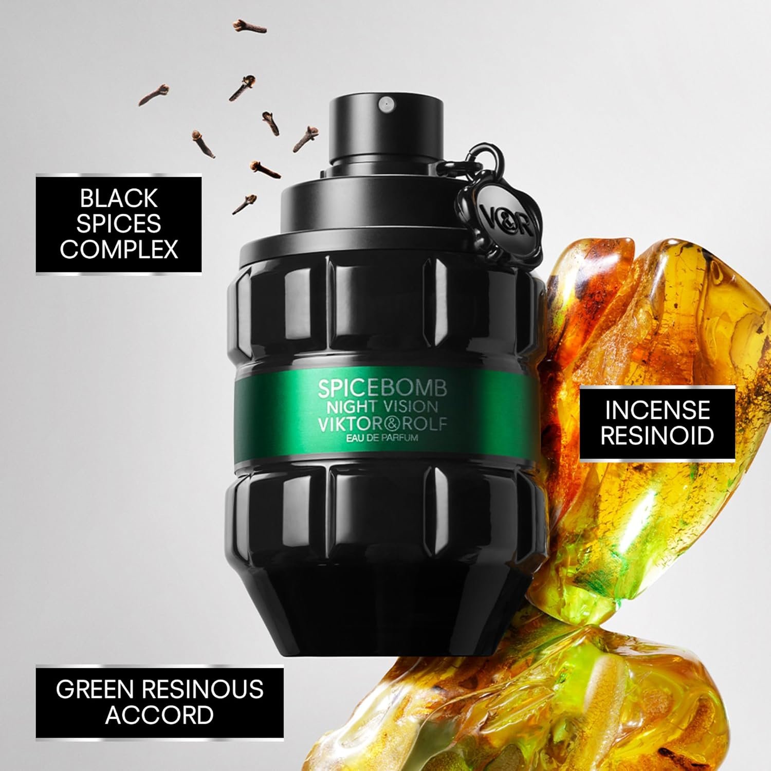 Viktor&Rolf - Spicebomb Nightvision Eau de Parfum - Woody & Spicy - Cologne for Men - With Notes of Incesne & Clove - Image 3