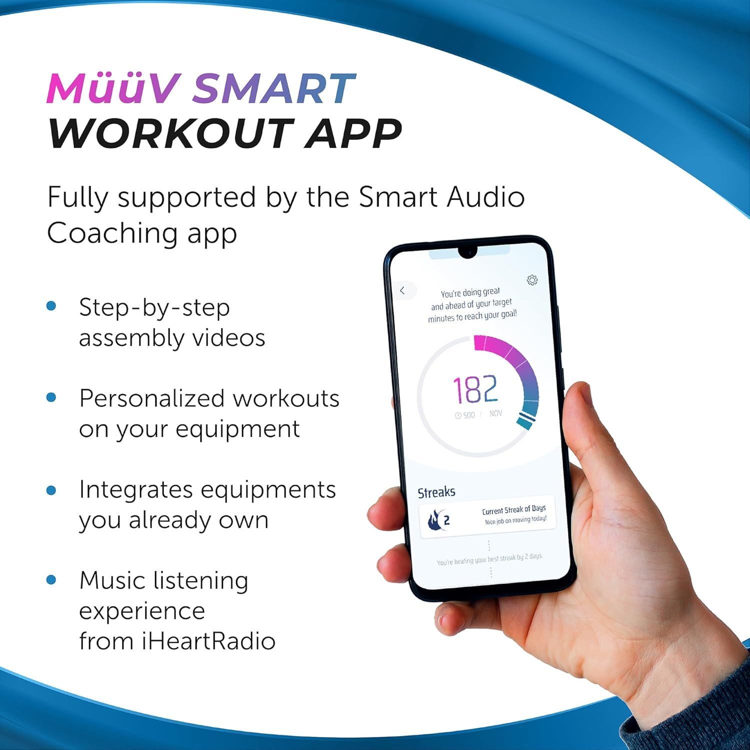 Stamina Magnetic Rower - Rower Machine with Smart Workout App - Rowing Machine with Magnetic Resistance for Home Gym Fitness - Up to 250 lbs Weight Capacity - Image 9