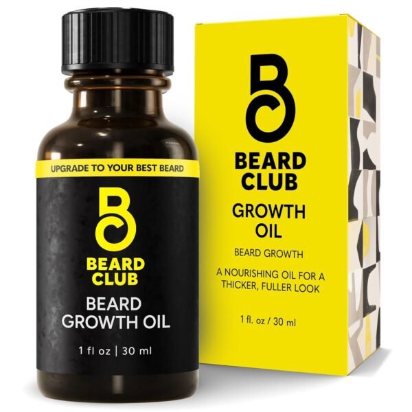 Beard Club - Beard Growth Serum with Natural Castor, Coconut and Avocado to Grow a Thicker, Fuller Beard, Fill in Patches and Stimulate Healthier Facial Hair Growth - Image 2