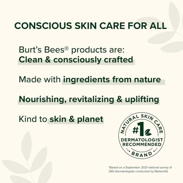 Burt’s Bees Soothing Moisturizer + After Shave with Aloe & Hemp, For Men, 2.5 Ounces - Image 9