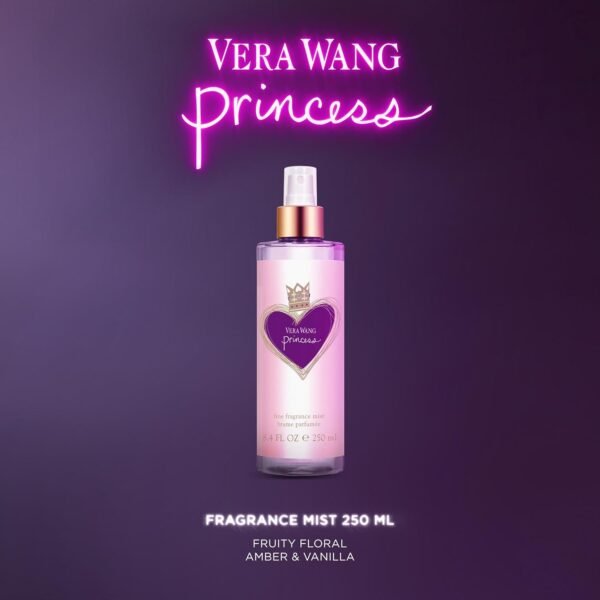 Vera Wang Princess Body Mist 8.4 fl oz (Pack of 1), Notes of Apple, Quava, and Vanilla, Women's Fragrance, Long Lasting, Everyday Fragrance - Image 3