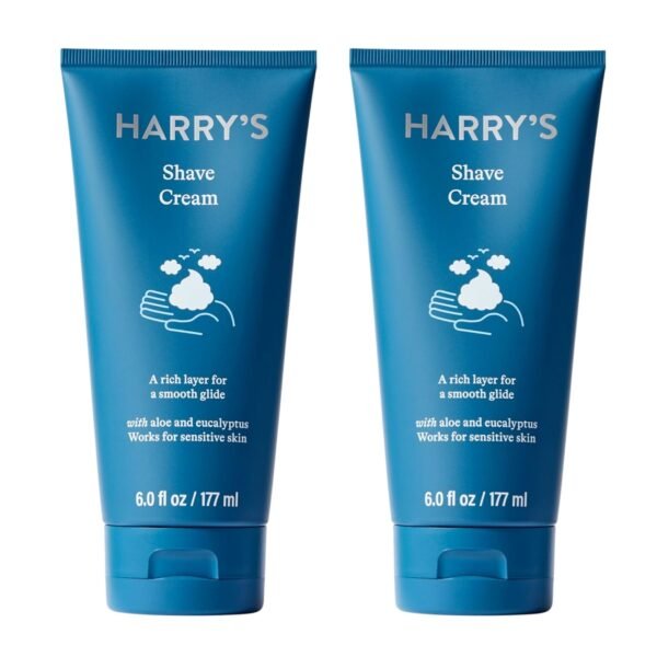 Harry's Shaving Cream - Shaving Cream for Men with Eucalyptus - 2 pack (6 oz) - Image 2