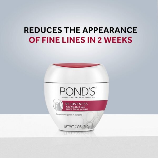POND'S Anti-Wrinkle Face Cream Anti-Aging Face Moisturizer With Alpha Hydroxy Acid and Collagen 14.1 oz - Image 7