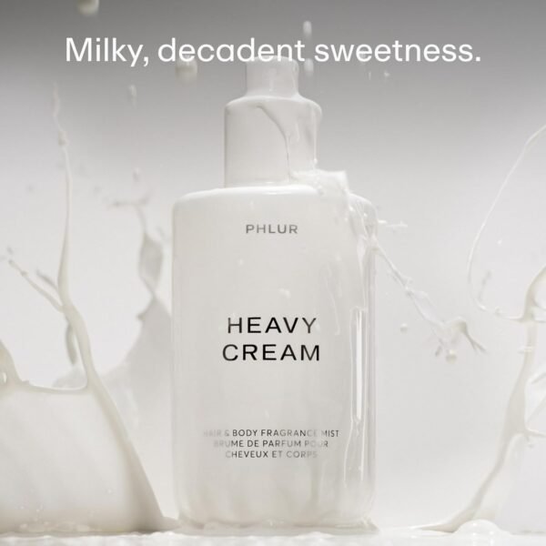 PHLUR Heavy Cream Body Mist - Hair and Body Mist for Women & Men Fragrance - Salted Caramel, Jasmine, Coconut, Marshmallow & Vanilla Body Spray (8 Fl Oz) - Image 3