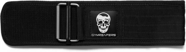 Gymreapers Quick Locking Weightlifting Belt for Bodybuilding, Powerlifting, Cross Training - 4 Inch Neoprene with Metal Buckle - Adjustable Olympic Lifting Back Support - Image 8