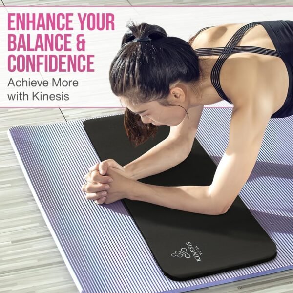 Knee Pad Cushion - Extra Thick 1 inch (25mm) for Pain Free Yoga - Includes Breathable Mesh Bag for Easy Travel and Storage (Does Not Include Yoga Mat) - Image 3