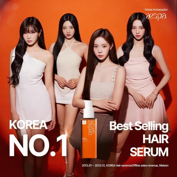 Mise En Scene Perfect Serum Original - Hair Oil for Frizzy & Dry Hair, Hydration and Nutrition Hair Essence for Damage Care, Korean Hair Care Product, Korean Hair Serum 2.71 Fl. Oz. - Image 3