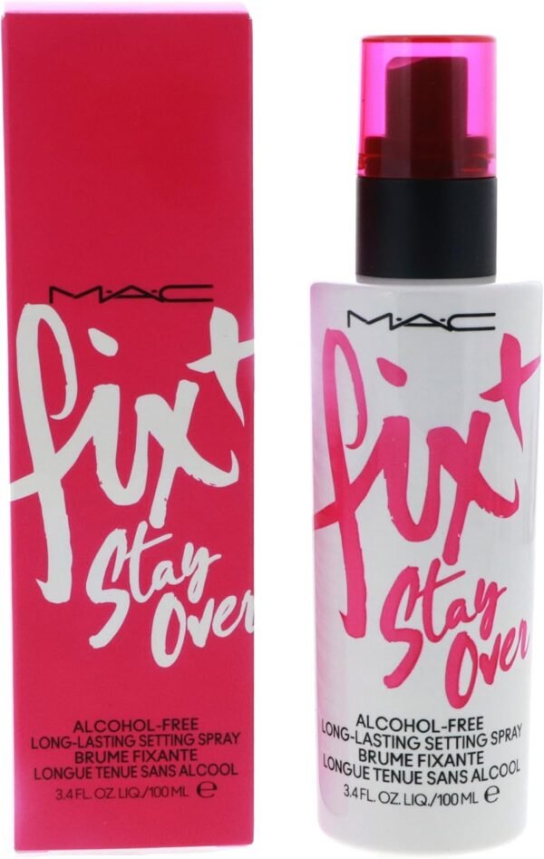 M.A.C. FIX+ STAY OVER ALCOHOL-FREE 16HR SETTING SPRAY - 3.4 Fl Oz / 100 ml - Image 2