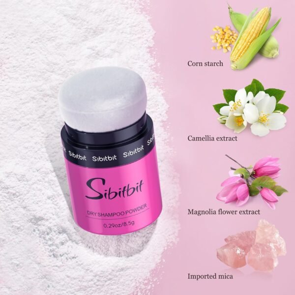 Dry Shampoo Powder, Volumizing, Mattifying Root Fuller, Refreshing, Travel Size Dry Shampoo, Hair Powder for Women and Men, No White Cast, Non Aerosol, Hair Care, Suitable for All Hair Colors - Image 6