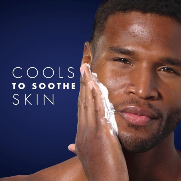 Gillette PRO Shaving Gel For Men Cools To Soothe Skin And Hydrates Facial Hair, TWIN PACK - Total 14oz, ProGlide Sensitive 2 in 1 Shave Gel - Image 5