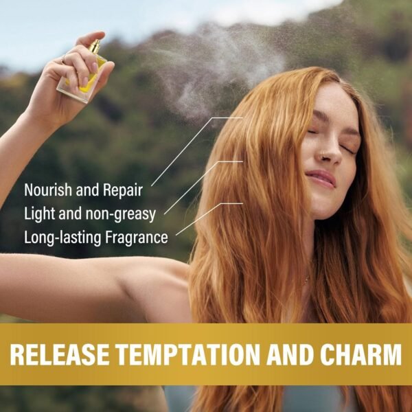 Hair Perfume, Pheromones Perfumes for Women, Hair Perfume for Women, Hair Perfume for Women Long Lasting,Hair Essential Oils Perfume, Premium and Long-lasting Scent,50 ml - Image 4
