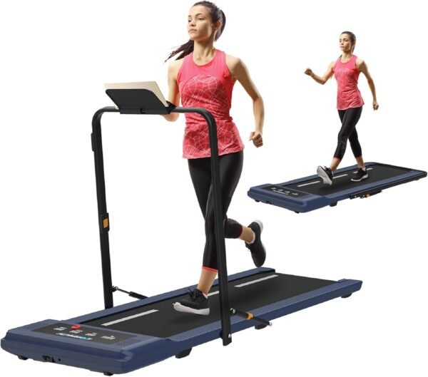 Exerpeutic 400 Lb. Capacity Heavy-Duty Walking/Jogging Exercise Treadmill - Home Gym Workout Equipment - Foldable Under Desk Design - Image 2