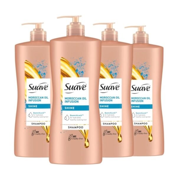 Suave Professionals Shine Shampoo Moroccan Infusion 28 Oz(Pack of 4) - Image 2