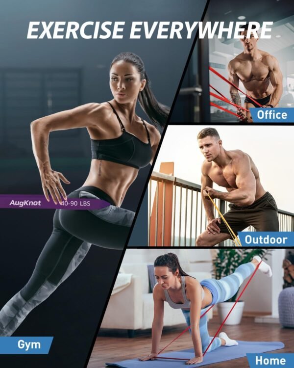Resistance Bands, Pull Up Exercise Bands, Workout Bands for Fitness Training, Body Stretching, Physical Therapy, Muscle Training - Image 6