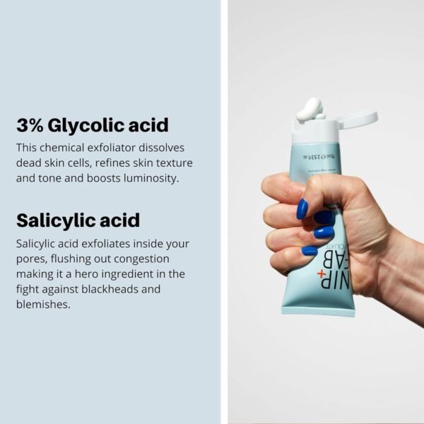 Nip + Fab Glycolic Acid Fix Face Scrub with Salicylic Acid, AHA/BHA Exfoliating Facial Cleanser Polish for Refining Pores Skin Brightening, 75 ml 2.5 fl oz - Image 6