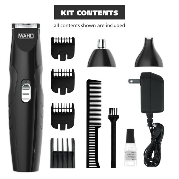 Wahl All-in-One Cordless Rechargeable Electric Ear/Nose, Detail, and Beard Trimmer for Men – Mustache, Ear & Nose Hair, and Light Detail Grooming - Model 9685-200 - Image 9