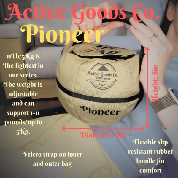 ActiveGoodsCo. Kettlebell Sandbag for fitness workout, different sizes 11Lb to 75lb. Visit to see the options - Image 6
