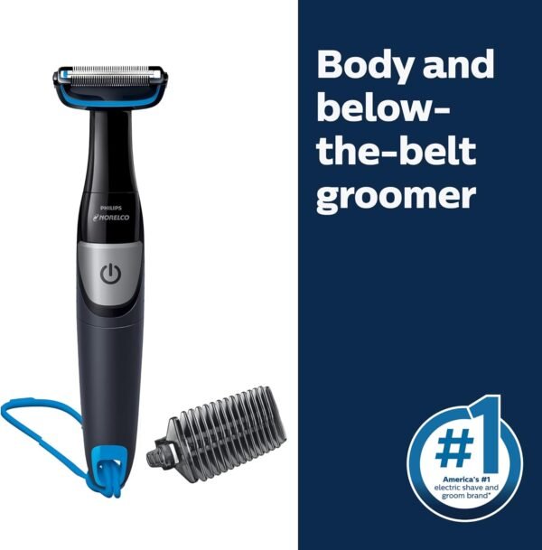 Philips Norelco Bodygroom Series 1100, BG1026/60, Showerproof Body Hair Trimmer and Groomer for Men - Image 3
