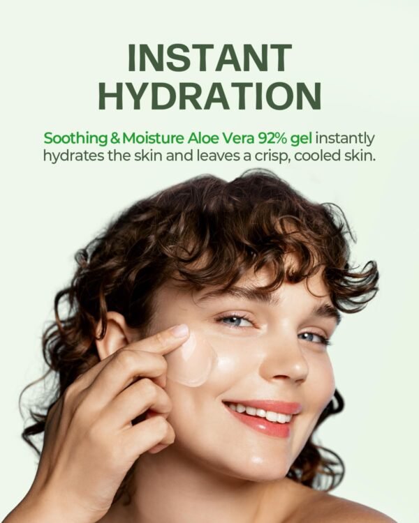 NATURE REPUBLIC Soothing and Moisture Aloe Vera 92 Percent Soothing Gel(tube) - Image 4