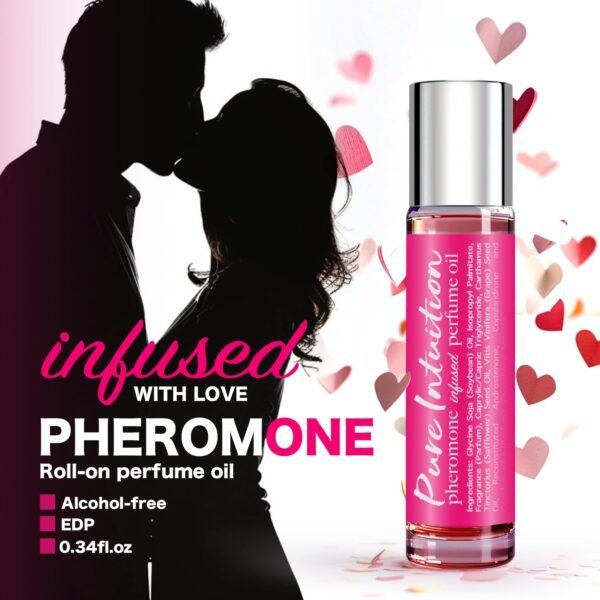 Roll-on Perfume oil for Her Infused Pheromone Cologne for Women 0.34fl.oz(10mL) EDP Scent Alcohol-free-TSA Ready - Image 3