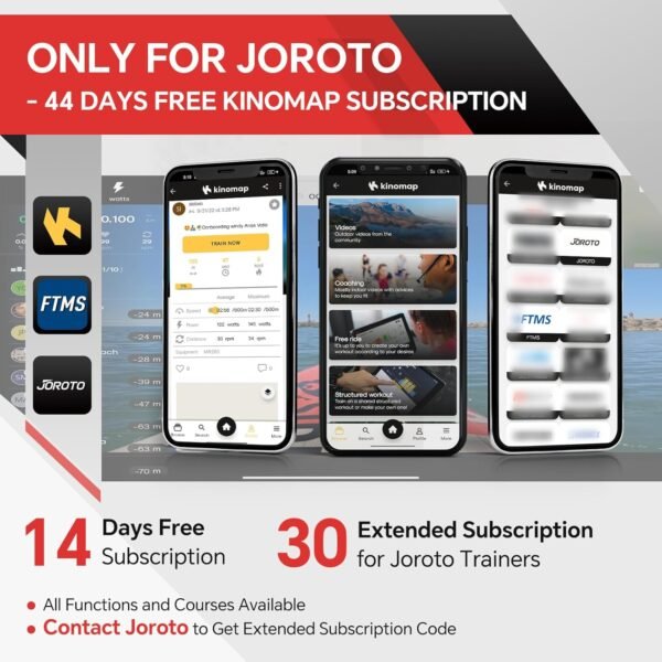 JOROTO X2|X2PRO Exercise Bike, X4S Bluetooth Stationary Indoor Cycling Bike with Readable 100 Levels Magnetic Resistance, Plus 12.6 inch Tablet Bracket Exercise Bikes for Home - Image 9