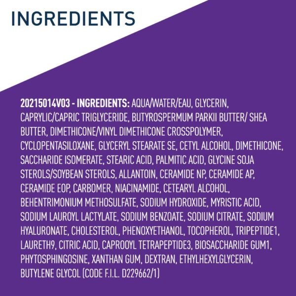 CeraVe Skin Renewing Night Cream, Niacinamide, Peptide Complex, and Hyaluronic Acid Moisturizer for Face, 1.7 Ounce, Packaging may Vary - Image 9