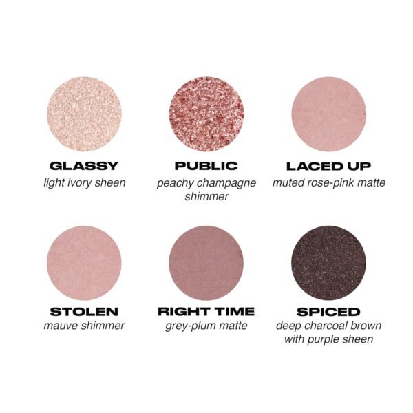 URBAN DECAY Naked 3 Mini Eyeshadow Palette, Soft Pink Neutral Eye Makeup, Matte & Shimmer Finish, 6 Rosy Nude Eye Shadows, Natural Everyday to Smokey Eye, Travel Friendly Size, Vegan, Cruelty-free - Image 10