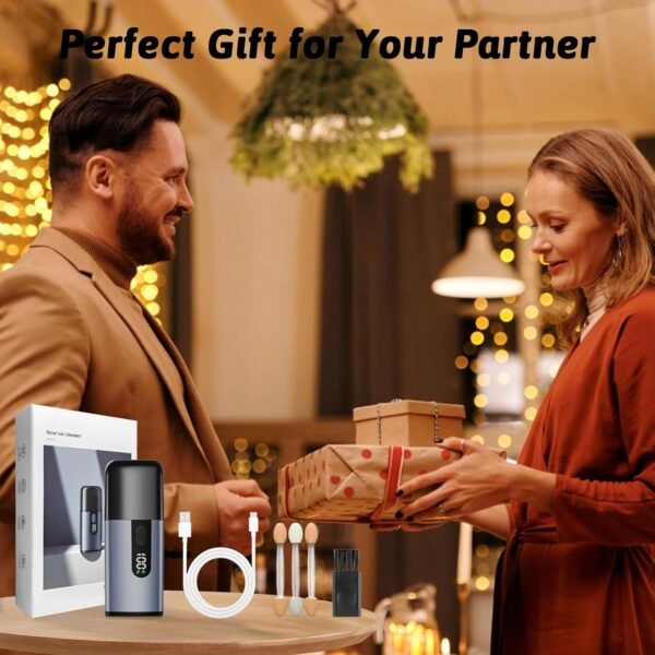 Nose Hair Trimmer for Men, Ear and Nose Trimmer for Men with Fast Charging Built-in Battery, Portable Nose Hair Trimmer for Women，LCD，Dual Edge Blade，High Speed 12000 RPM Motor - Image 10