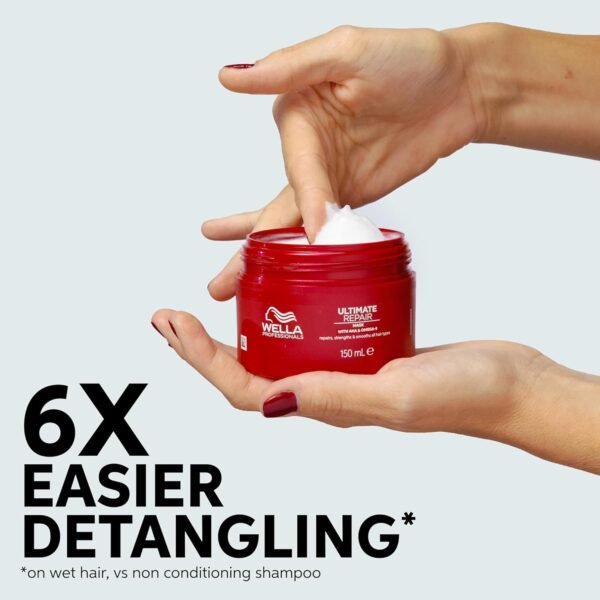 Wella Professionals ULTIMATE REPAIR Mask|Deep Nourishing Hair Mask| Hydrating Smooth| Repairs Damage - Image 4