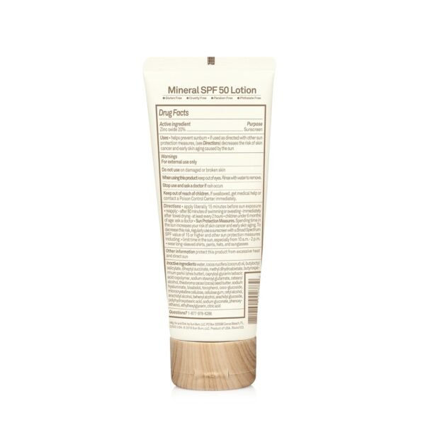 Sun Bum Baby Bum SPF 50 Sunscreen Lotion with Mineral UVA/UVB Face and Body Protection for Sensitive Skin - Fragrance Free - Travel Size - 3 FL OZ - Image 3