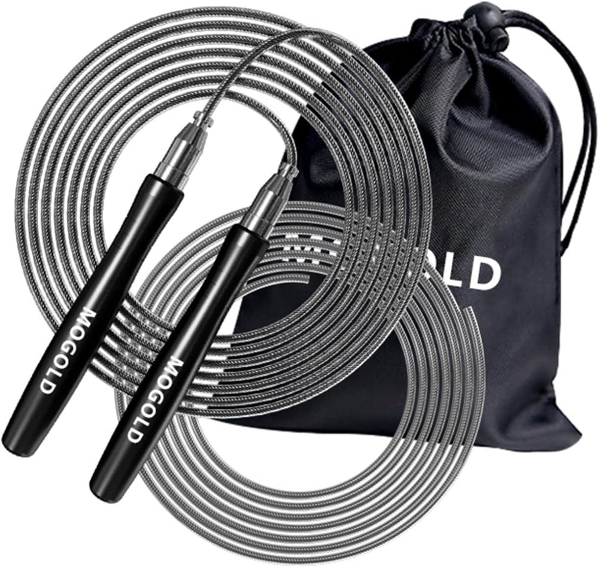 Jump Rope, High Speed Jump Rope - Premium Quality Tangle-Free - Self-Locking Screw-Free Design - Jump Ropes for Fitness - Skipping Rope for Workout Fitness, Crossfit & Home Exercises - Image 7