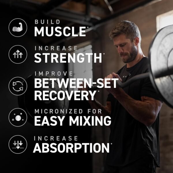 Kaged Creatine Monohydrate Micronized Powder | 100 Servings | Unflavored | Muscle Recovery and Growth Supplement for Men & Women | Vegan | Easily Digestible | Gluten Free | Keto Friendly - Image 5
